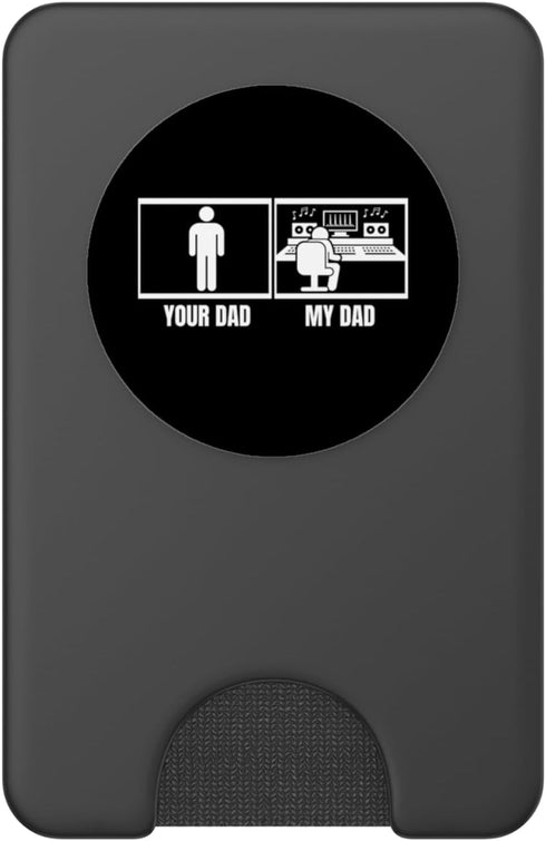 Music Producer Gifts For Men Your Dad My Dad Daughter Audio Engineer Funny Music Producer PopSockets PopWallet