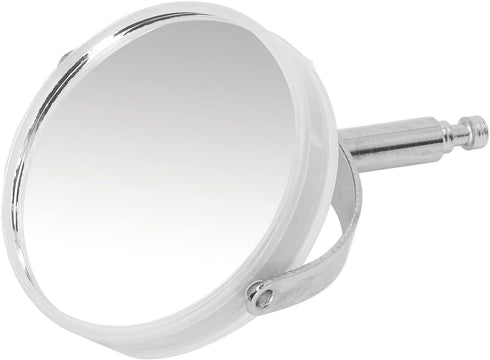 Microscope Plane Concave Reflector, 360 Degree Rotation Light Gathering for Experiments - Metal Bracket