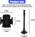 KPFILEH Car Phone Holder Mount, Gooseneck Long Arm Cell Phone Holder, Windshield Window, Dashboard Anti-Shake Handsfree