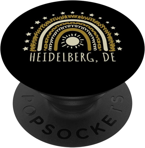 Heidelberg DE Deutschland Germany Nice Rainbow Design PopSockets Standard PopGrip for Phone Accessories