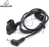 Right Angle DC Power Cable, D-Tap to 12V DC5.5X2.5mm for KiPRO LCD Monitor, DSLR Rig Power