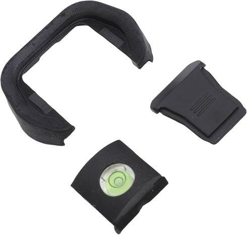 Yunir R5 R6 Camera Eye Cup, Hot Shoe Cover with Bubble Level Kit, Viewfinder Protector for Camera Accessories