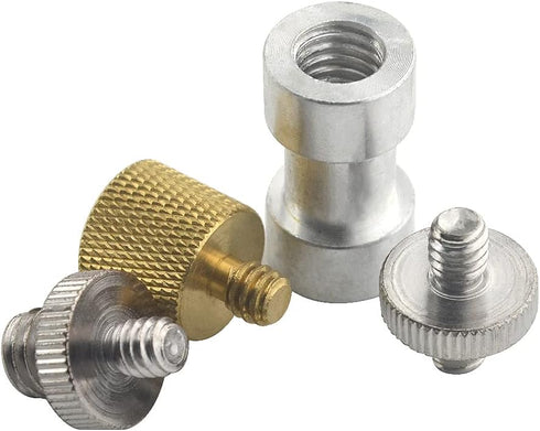 Camera Mount Screw Adapter Set, 22Pack 1/4 Inch and 3/8 Inch Tripod Threaded Screws for Camera Mono-pod Flash Light