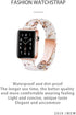 Light Apple Watch Band - Fashion Resin for Apple Watch Series 8, 7, SE, 6, 5, 4, 3, 2, Nougat White