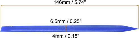 MECCANIXITY Phone Pry Opening Tools Plastic Stick Spudger 146mm for PC Tablet Laptop Disassemble Repair Tool Kit, Blue Pack of 50