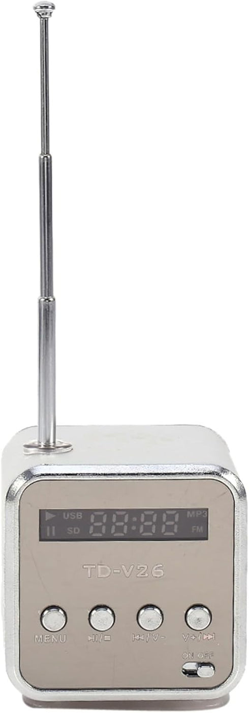 Fayelume 5 5 5.2 cm MP3 MP4 Small Radio, * * USB Music Player, Player SD TF USB Mini Radio Suitable for Family