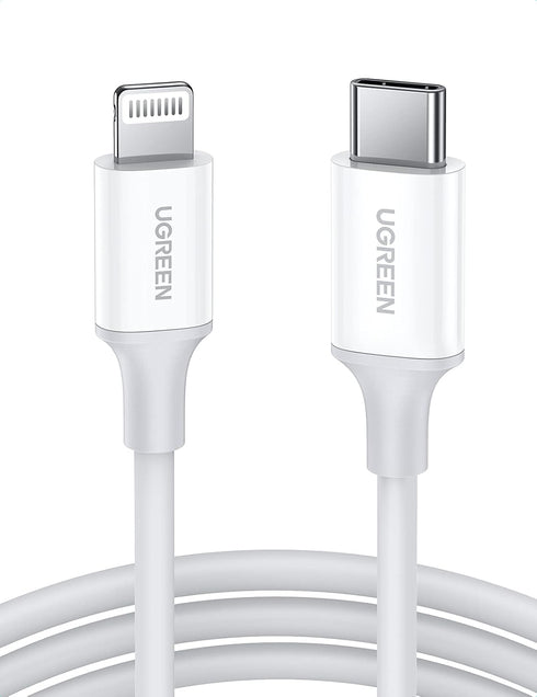 UGREEN 3FT USB C to Lightning Cable - MFi Certified PD Fast Charging for iPhone 14/13/12/11, MacBook, iPad, AirPods Pro.