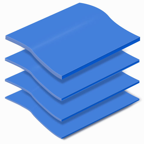Thermal Pad 6W/mK 4 Pack, 100x100mm, 0.5mm, 1mm, 1.5mm, 2mm Silicone Cooling Pad, Non-Conductive Heat Resistance for