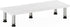 Furinno Turn-N-Tube Monitor Stand - White Oak with Stainless Steel Tubes