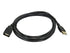Monoprice USB 2.0 Type-A Male to Female Extension Cable, Gold Plated, 15 Feet, Black, 28/24AWG