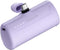 Kuulaa Portable Charger, 4500mAh USB C Power Bank, Compact Battery Pack for iPhone 15, Samsung Galaxy, Moto, LG, Purple