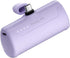 Kuulaa Portable Charger, 4500mAh USB C Power Bank, Compact Battery Pack for iPhone 15, Samsung Galaxy, Moto, LG, Purple