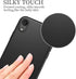 X-level Slim Fit Soft TPU Matte Surface Case for iPhone XR, Ultra-Thin Light Full Protective Back Cover, Black.