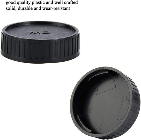 5PCS Protective Covers for MD Mount Camera Lens - Portable Lens Caps