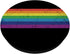 Rainbow Flag Retro Style LGBT Gay Pride PopSockets Standard PopGrip
