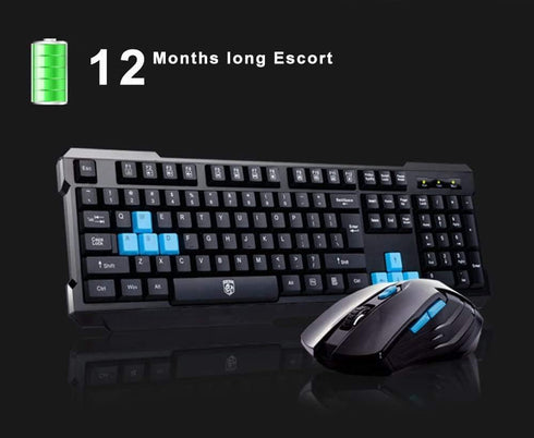 UniFire V60 Waterproof 2.4G Wireless Gaming Keyboard with Mouse DPI Control for Desktop PC
