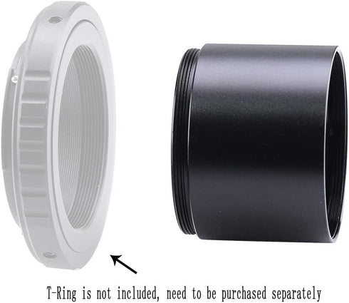 Telescope T2-Extension Tube Kit for Cameras and Eyepieces - Lengths 3mm to 30mm, M42x0.75