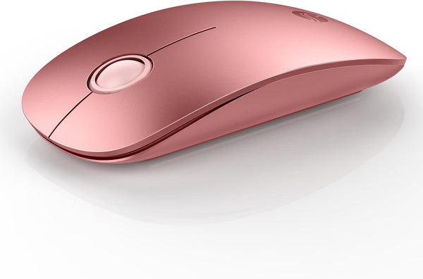 Bluetooth Wireless Mouse, Dual Connectivity, Quiet Click, Portable Cordless Mouse for Mac and Laptop
