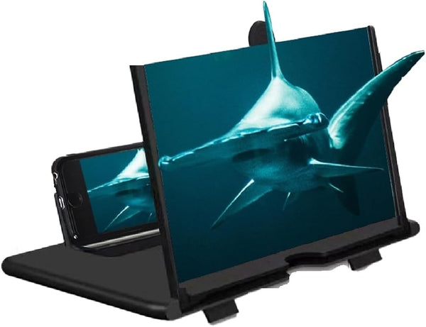 Dymicbit Screen Magnifier Amplifier,3D HD Mobile Phone Magnifier Projector Screen for Movies,Videos,and Gaming.Foldable