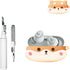 Cute Case for Beats Solo Buds (2024) with Keychain, Soft Silicone Anime Puppy Protective Cartoon Case