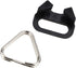 Stainless Steel Triangle Split Ring for Camera Strap Hook Lug Ring with Plastic Cap, 4 pcs for Belt Hook Lanyard