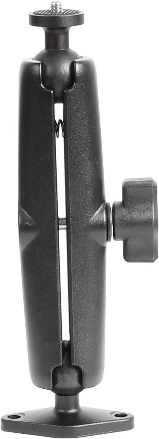 xik Heavy Duty 1/4"-20 Thread Mount: 5.91 inch Aluminum Long Arm with Double