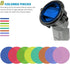 LENSGO Photography Lighting Flash Diffuser Set, Professional Flash Kit Modifier Bundle for Square and Round Lights