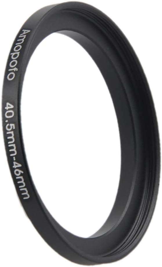 40.5mm to 46mm Step Up Ring Filter Adapter for UV, ND, CPL - Metal Step Up Ring