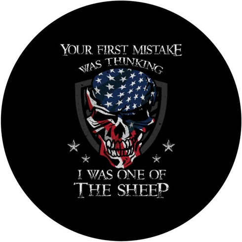 Your First Mistake Was Thinking I Was One Of The Sheep PopSockets Standard PopGrip Skull
