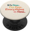I'm Fine Sarcastic Funny Cute Graphic Rainbow Mental Health PopSockets Standard PopGrip