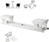Security Camera Mount Holder for Double Surveillance Camera, Metal Steel One to Two Horizontal Cross Bar Dual Camera