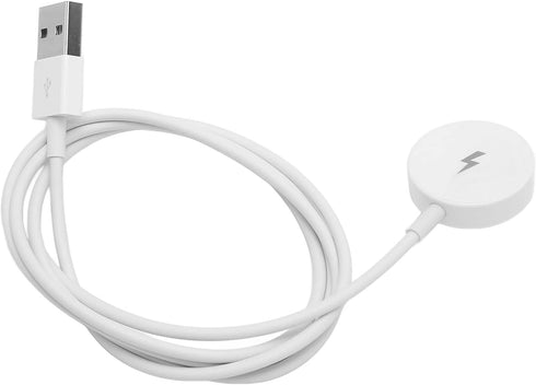 Magnetic Smart Watch Charger Dock - USB Charging Cable for Fossil Gen 1, 2, 3 (White)