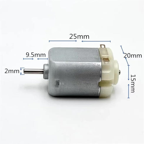 ZKDPBXBK FA-130RA-14150 3V 5V 6V 16500RPM 2mm DC Micro Motor, High-Speed Silent Engine with Output Shaft for Toy Cars