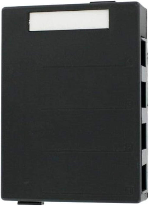 Leviton 41089-4EP QuickPort Surface Mount Housing, 4-Port, Black
