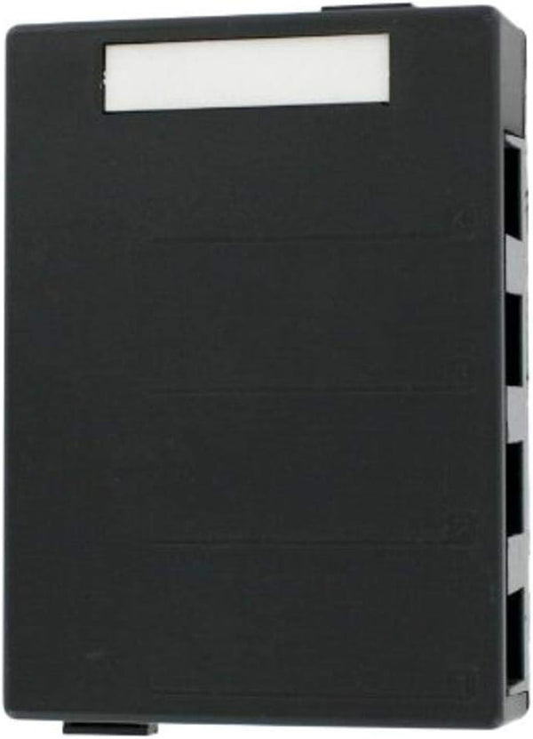 Leviton 41089-4EP QuickPort Surface Mount Housing, 4-Port, Black