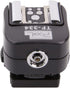 CamDesign TF-334 A7 A9 NEX6 RX1 HX50 A6300 Flash Hotshoe Adapter with PC Sync Port, Manual Mode, Compatible with Sony
