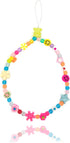 Colourful Phone Accessories Charm String Beads Lanyard, Anti-Lost Phone Chain with Smiley Face, Evil Eye, Flower,