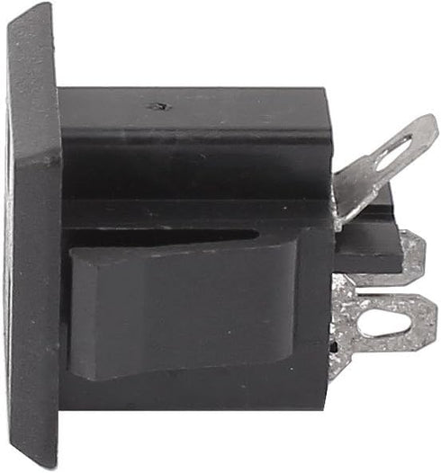 uxcell 5 Pcs AC 125V US Outlet Panel Mount Power Rewiring Socket, Black