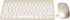 Keyboard Mouse Set, 2.4G USB Thin Ergonomic Mute for Computer (Luxury Gold Color)