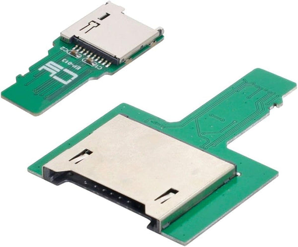 Chenyang 2Pcs TF Micro SD Card Male to SD Card Female Extension Adapter, PCBA SD/SDHC/SDXC UHS-III UHS-3 UHS-2