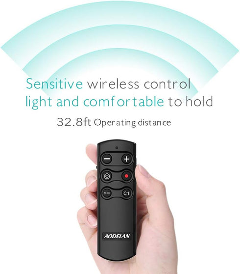 Wireless Shutter Release Camera Remote Control for Sony A7 III, A7R III, A6100, A6400, A6600, RX100 VII, RX0 II, A7R