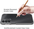 Shop Samsung Galaxy A34 5G Case: Crystal Clear Slim Hard Hybrid Bumper, Shockproof, Anti-Yellow, with Tempered Glass