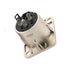 XLR Female Jack 3 Pin Panel Mount, 8 Pcs Audio Speaker Microphone Connector with Silver Metal Housing