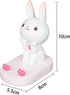 SIQITECHNO Cute Bunny Cell Phone Stand Holder Universal Resin Rabbit Smartphone Stand Desktop Phone Holder Funny Animal