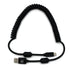 Digirig Coiled USB-A to USB-C Cable with Ferrites, Shielded
