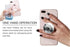 PLGBVAO 4 Pack 360Rotary Collapsible Phone Bracket Grips for Smartphones and Tablets Marble Pattern