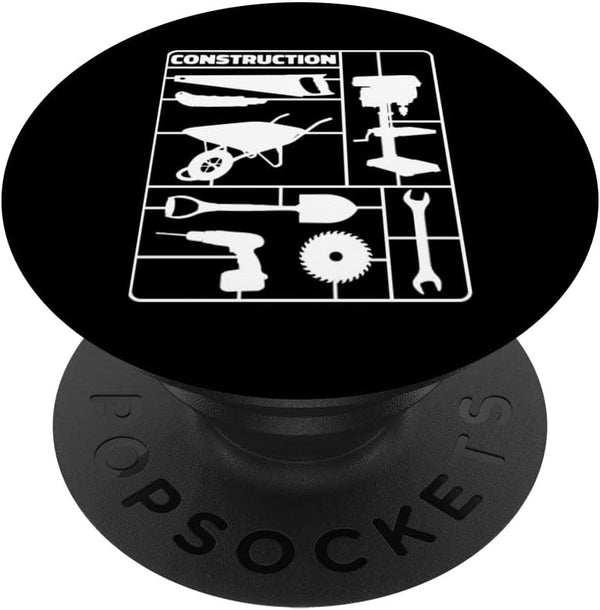 PopSockets Swappable PopGrip for Construction Worker Tools, Contractor Laborer Carpenter