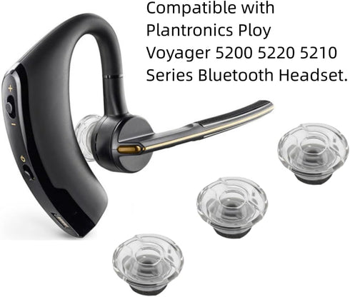 Replacement Earbud Tips for Plantronics Voyager Legend Headphones, 3 Pcs Ear Gels and 3 Pcs Foam Compatible with 5200