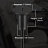3/4" 3.1 3.1 3ft BATIGE Round Hole Small Type C Car Flush Mount Cable USB C Panel Mount Male to Female Extension Cable