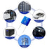 Laimiaoxian 10 13x26x27 mm(0.51x1.02x1.06 inch) 5.5V 10F Pieces Supercapacitor Dual Layer Capacitor Wirewound Energy